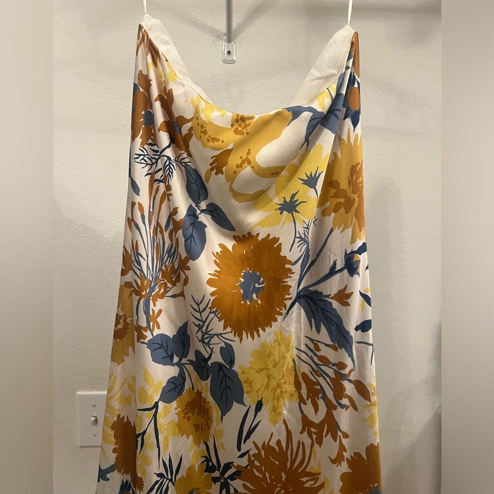 🌺Reformation Joana Strapless  Midi Dress - Picture 9 of 16